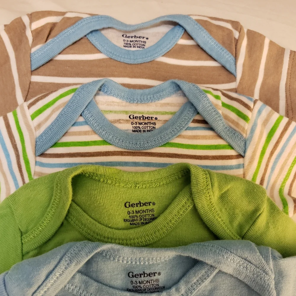 Baby Boys Onsie Bodysuits Size 0-3 Months and 0-6 Months - Picture 3 of 9